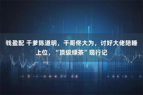 钱盈配 干爹陈道明，干哥佟大为，讨好大佬陪睡上位，“顶级绿茶”现行记