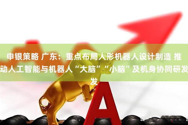 申银策略 广东：重点布局人形机器人设计制造 推动人工智能与机器人“大脑”“小脑”及机身协同研发